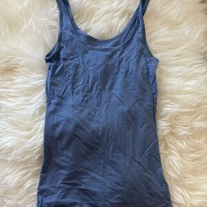 Blue Women's Tank Top merino wool by icebreaker